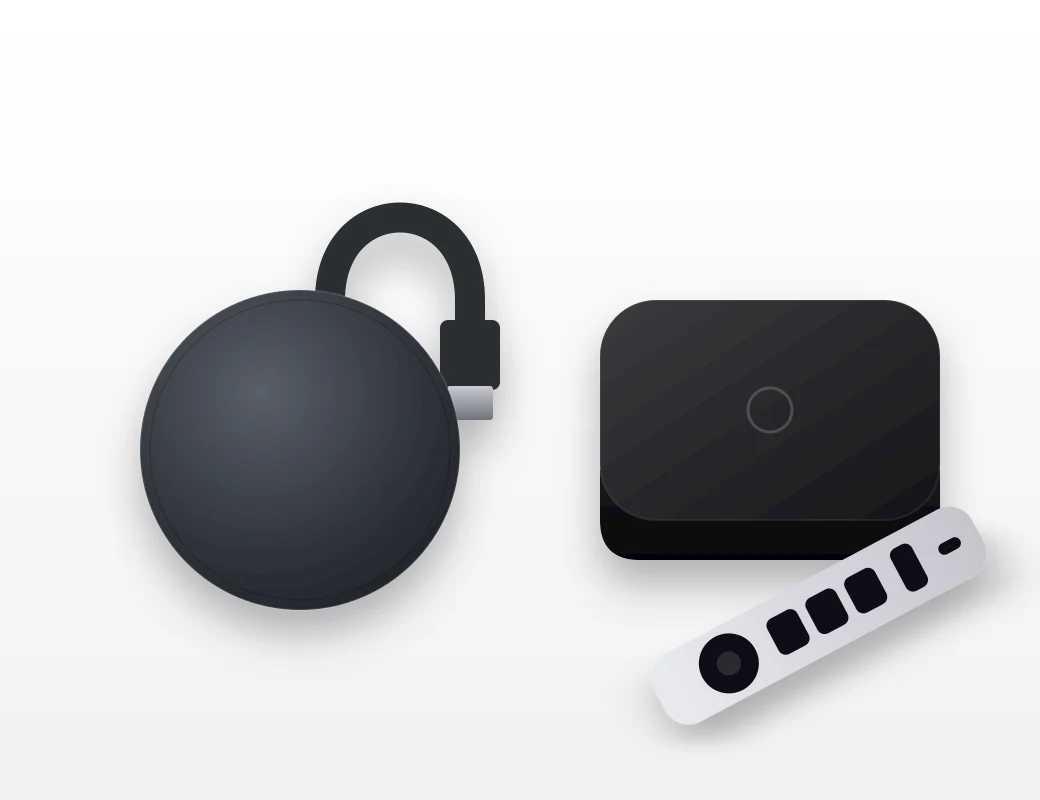 Eigen Chromecast of Apple TV met de Stremo-app